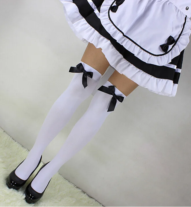 Adult Sexy Gothic Lolita Over Knee Thigh High Stockings Cosplay