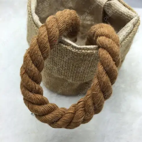 

Wholesale Diameter 10mm-11mm Brown 100% Cotton Three Strands Twisted Cords Rope Diy Findings Accessories 5 Meters(CA1032)