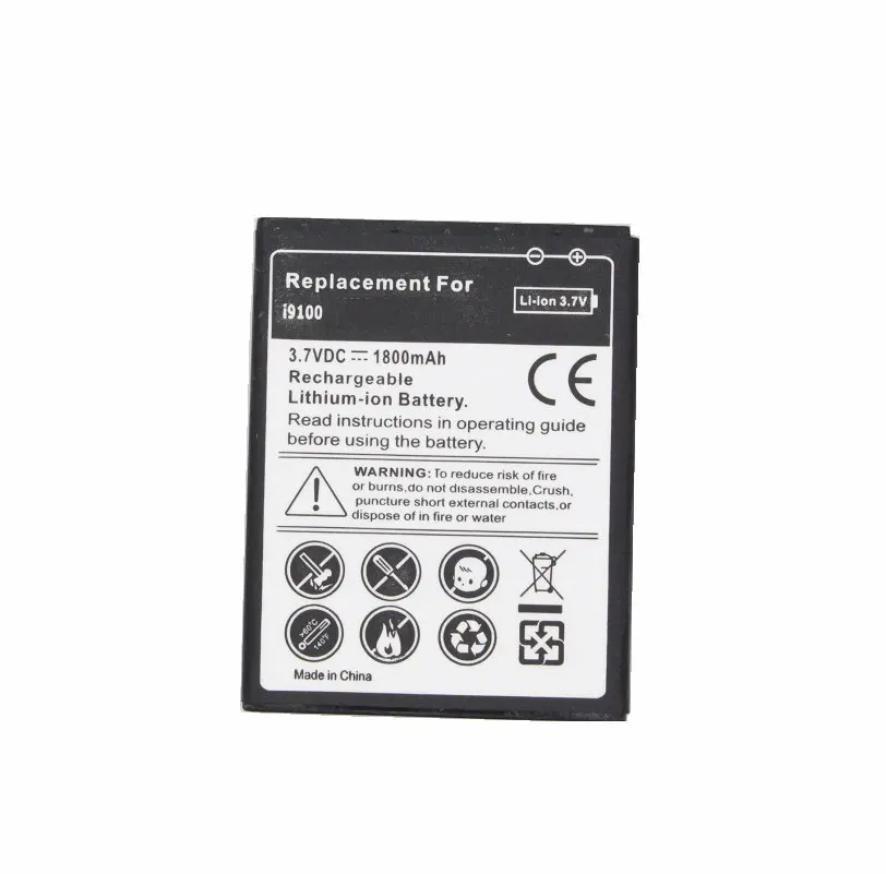 Ciszean 1x 1800mAh EB-F1A2GBU EBF1A2GBU Replacement Battery For Samsung galaxy S2 II I9100 GT-i9100 I9103 I9108 I9188 I9050 i777