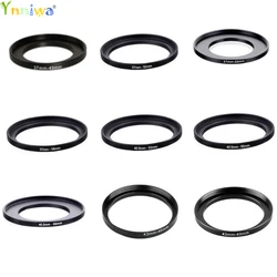 10pcs 37-49 37-52 37-55 37-58 40.5-52 40.5-55 40.5-58 43-46 43-49 72-82mm Metal Step Up Rings Lens Adapter Filter Set