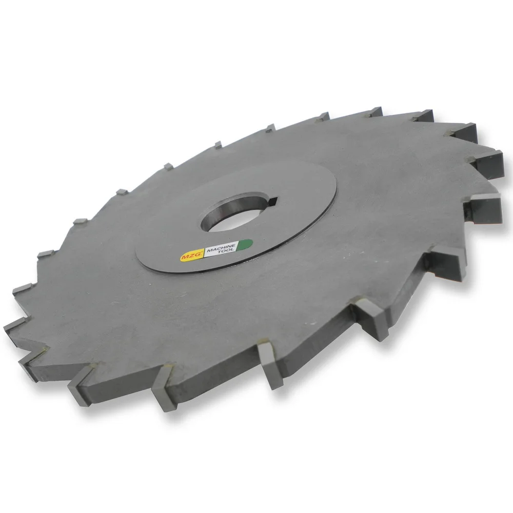 MZG Cutting Straight-Tooth 75-200mm Welding Edge Type Tungsten Steel Side Milling Cutter, T-groove Milling Cutter Processing