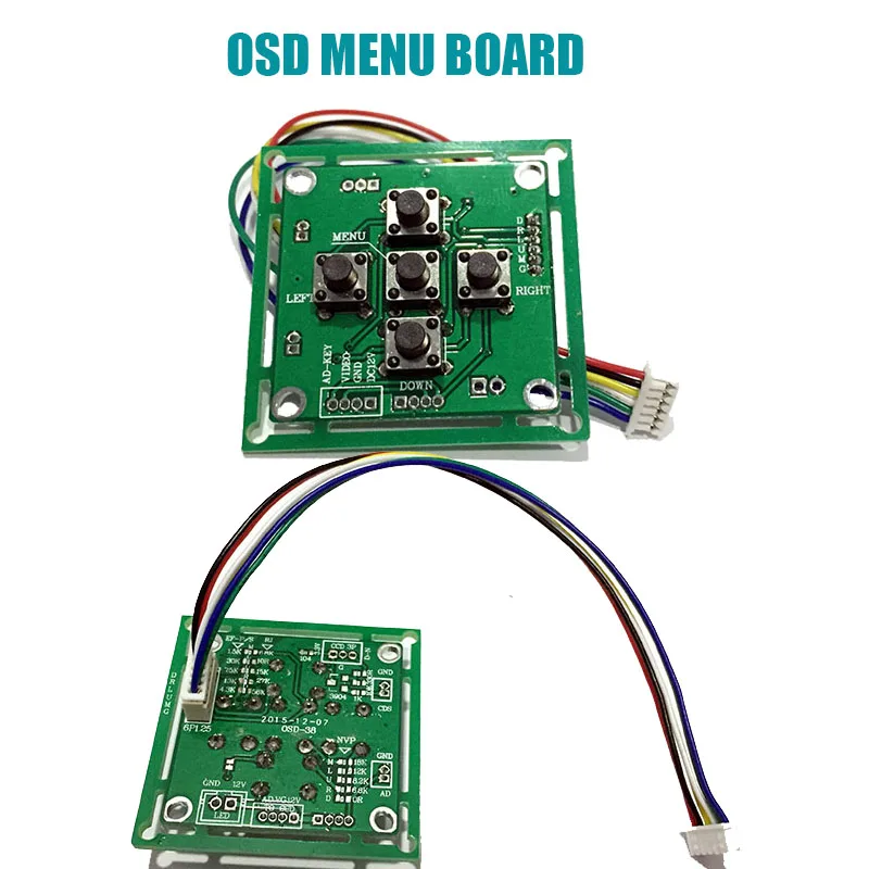 

OSD Menu Board 6PINs for CCTV Camera Board Module AHD Camera Analog Camera Module OSD Menu Board