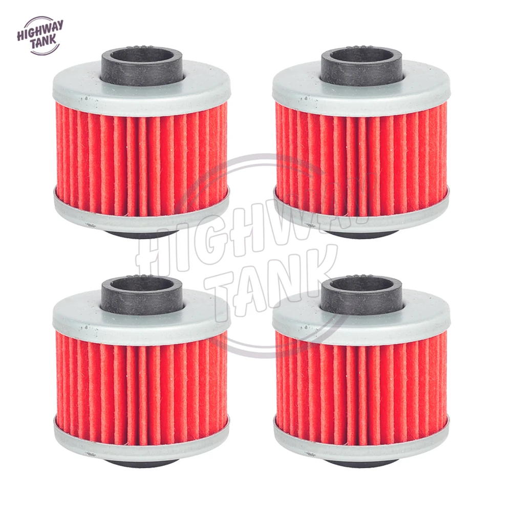 4 Pcs Motorcycle Engine Oil Filter case for Aprilia BMW Peugeot Scooter 125 200 150 C1 Elystar ST GT