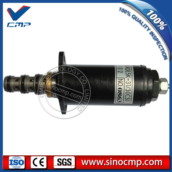 SK120-5 SK200-5 For Kobelco Excavator solenoid valve YN35V00018F1 YN35V00018F2