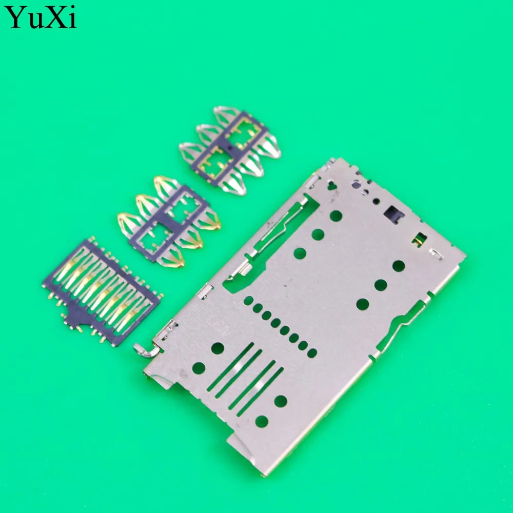 YuXi SIM Card Reader Connector Slot Tray Holder Socket Repair Parts For Meizu M5 Note / M5 Mini / M5 / M5S