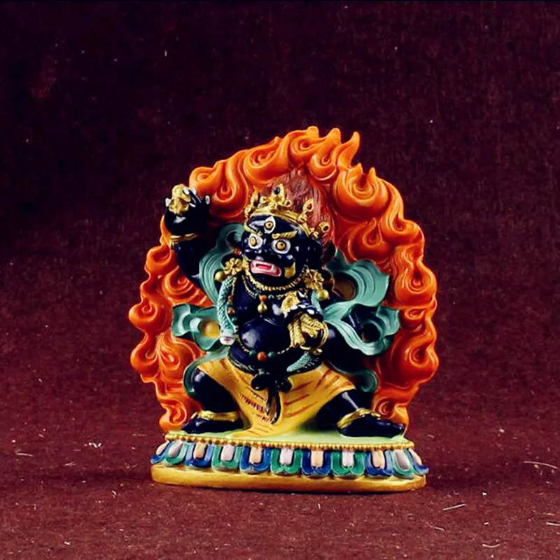 Vajrapani, King Dense Tracks Wead the Bodhisattva, Hand Painted Small Statues of Yamantaka , Buddha Figurine Free Ship