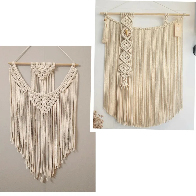 Handmade Woven Wall Tapestry, Macrame Wall Hanging, Cotton, Wedding Ceremony