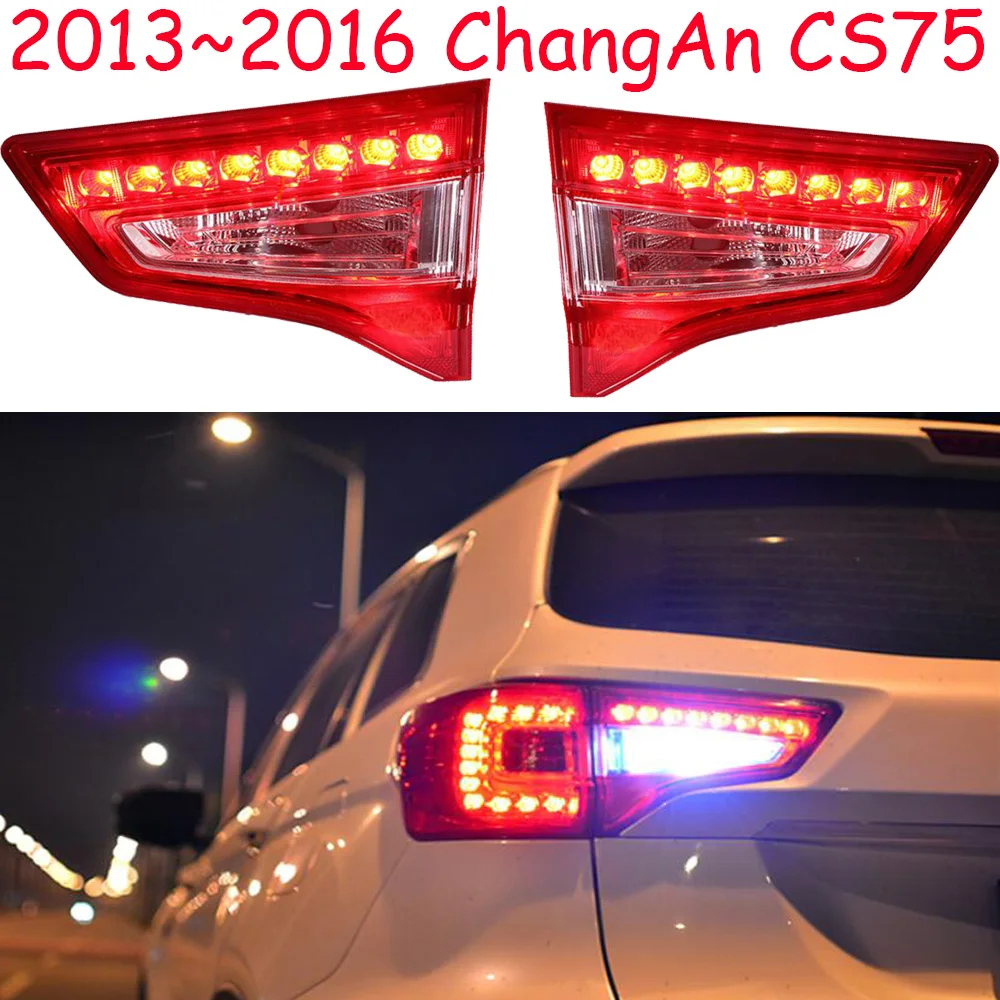 

car styling for 1pcs changan cs75 taillight Inner LED rear lamp Accessories 2013 2014 2015 2016 CS 75 Tail Lights Taillghts