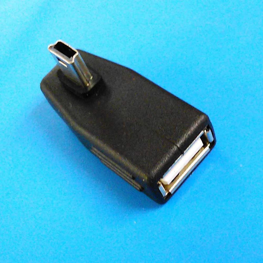 L자형 미니 USB 어댑터, USB 2.0-미니 USB, 젠더 체인저, 90 도