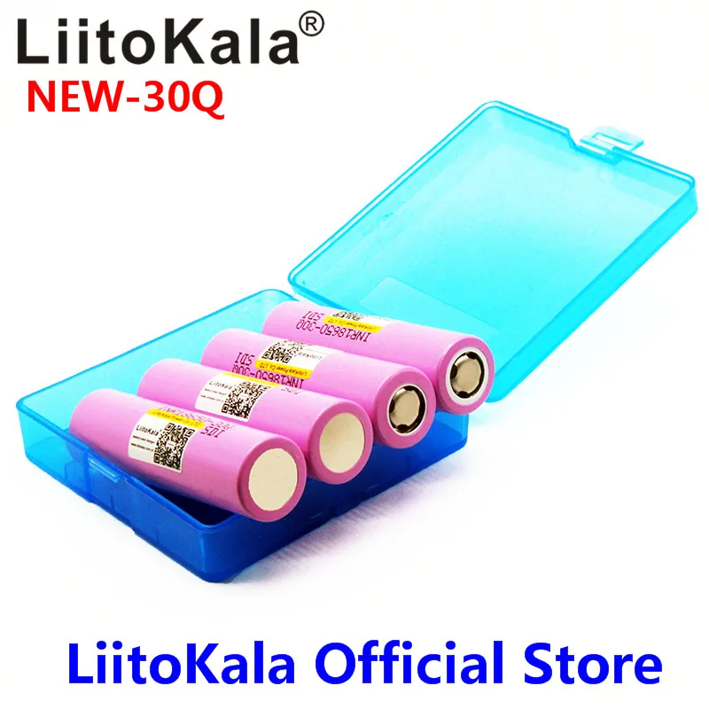 LiitoKala 100% oryginalny nowy do baterii INR 18650 3.7V 3000mAh INR18650 30Q li-ion akumulatory