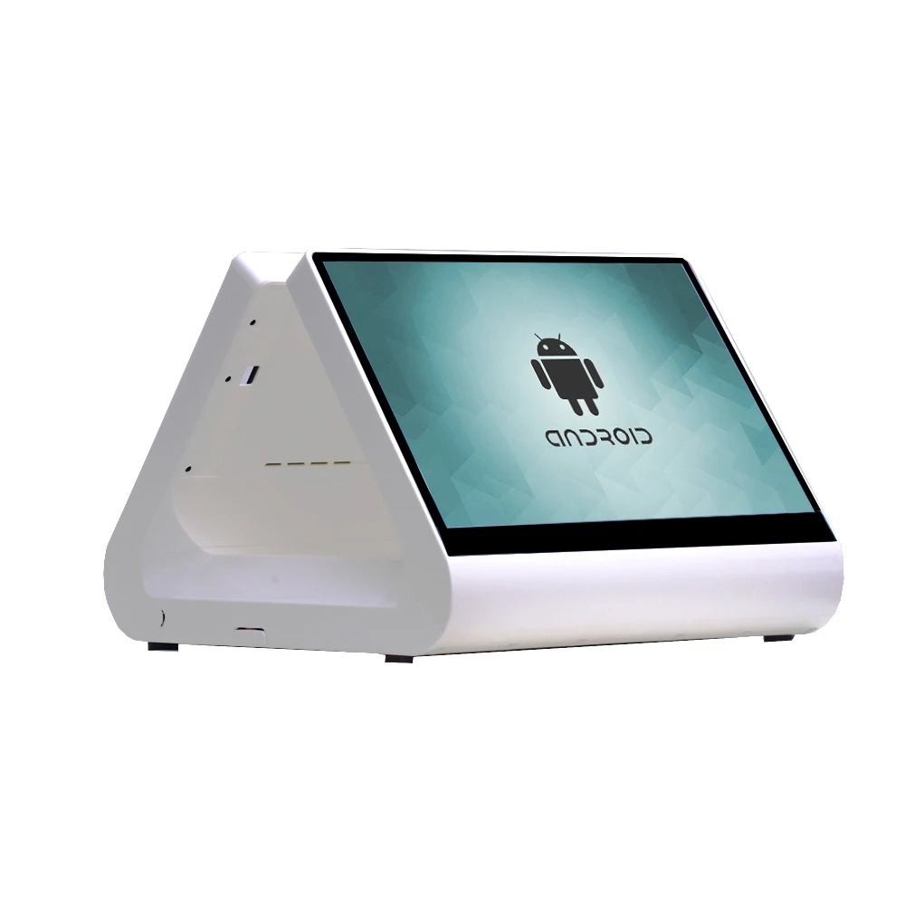 Hot Selling Android Dual POS System Android 7.0 12 Inch Payment Machine Android POS Cashing