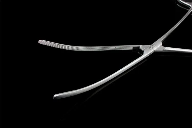 

JZ JZ Аноректальные инструменты Медицинские кишечные щипцы с косыми прямыми зубьями из нержавеющей стали 304, Шанхайские операционные инструменты