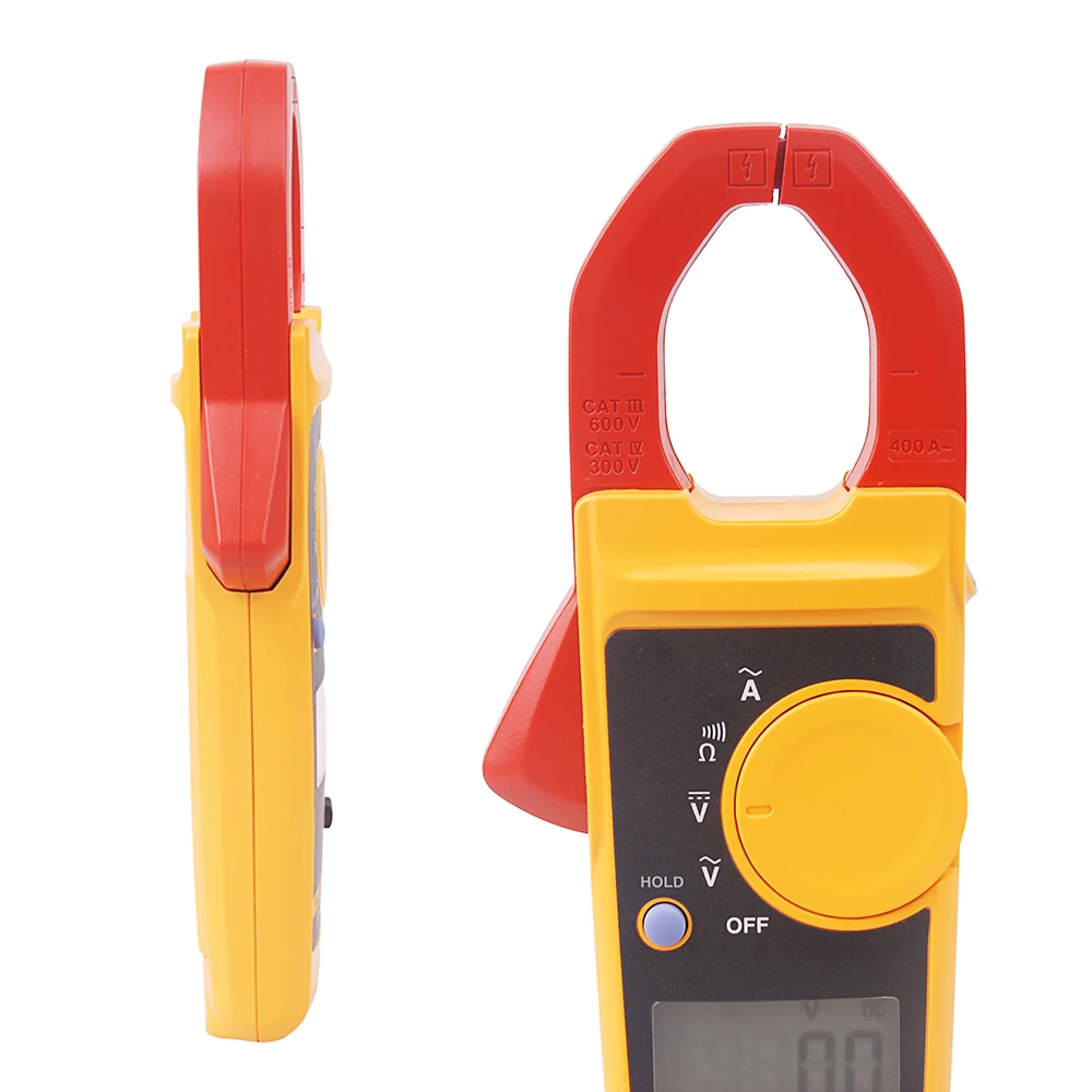 Fluke 302+ Digital Clamp Meter AC/DC Tester With Ohm, Continuity Measurement + soft Carry Case