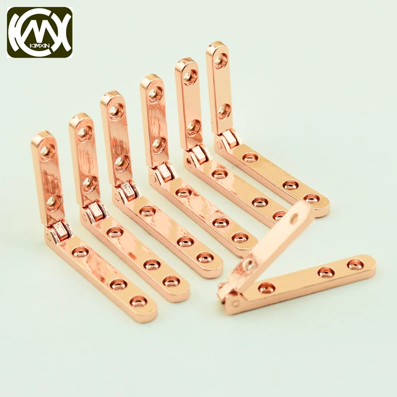 

50pc 30*37mm Kimxin sales Handmade Woodenbox hardware accessories Jewelrybox hinges Watchbox make Zinc alloy hinge with screw