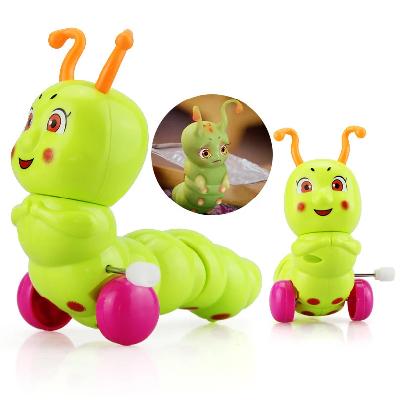 Random 3 Styles Set Cartoon Wind Up Animal Car Wind-up Toy Interesting Fish Deer Action Figure Kids Gift