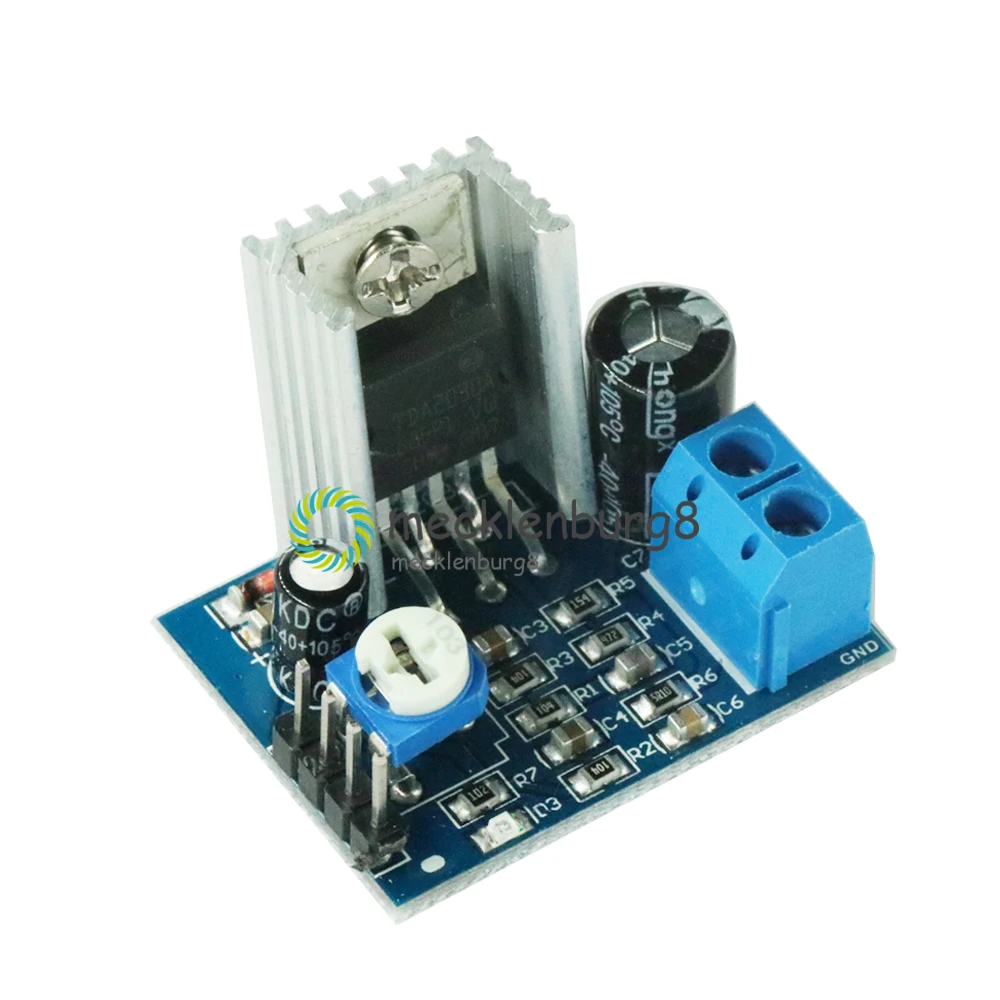 1Pcs Audio Amplifier Board Module TDA2030 TDA2030A 6-12V 18W Single Amp Power Supply