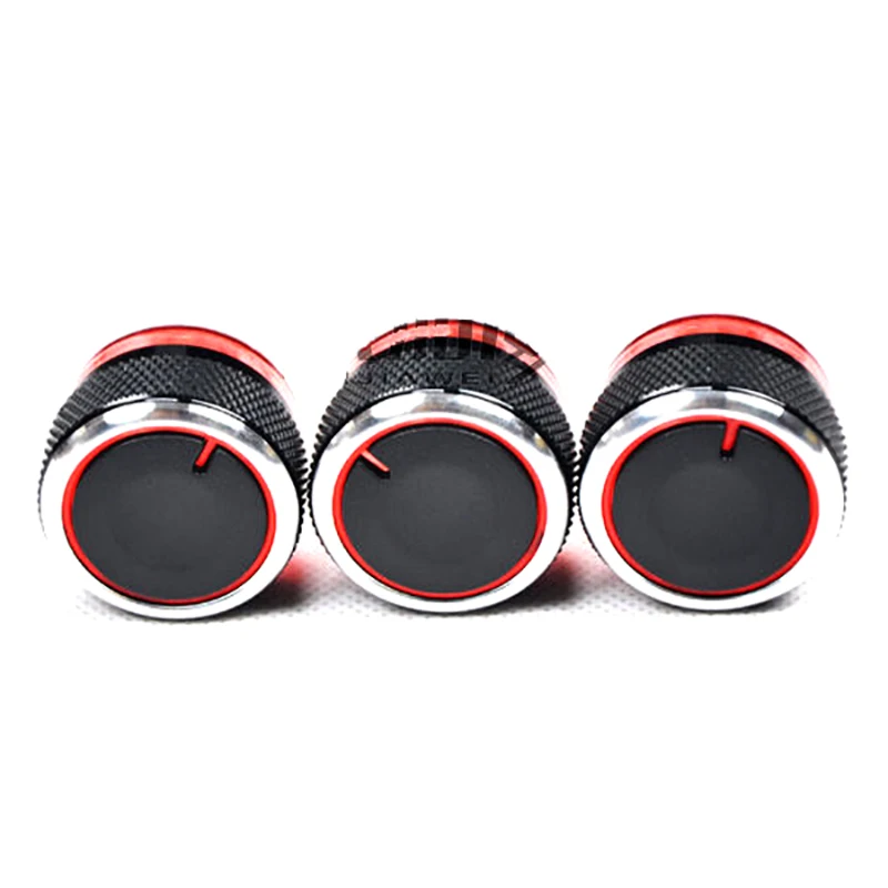 3pcs/set Air Conditioning Knob For Peugeot 206 207 Citroen C2 AC Knob car heater Accessories temperature controller Switch