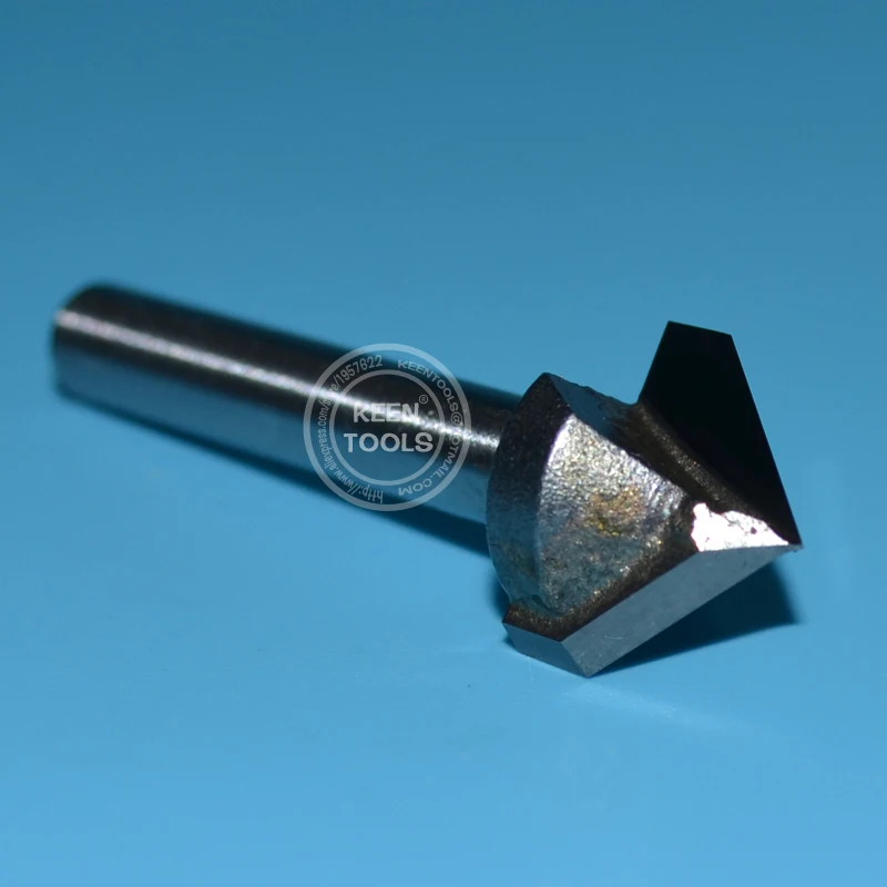 Enrutador CNC de 6x16x90 grados, broca con ranura en V, piezas de carpintería se pueden aplicar a grabado 3D acrílico MDF PVC