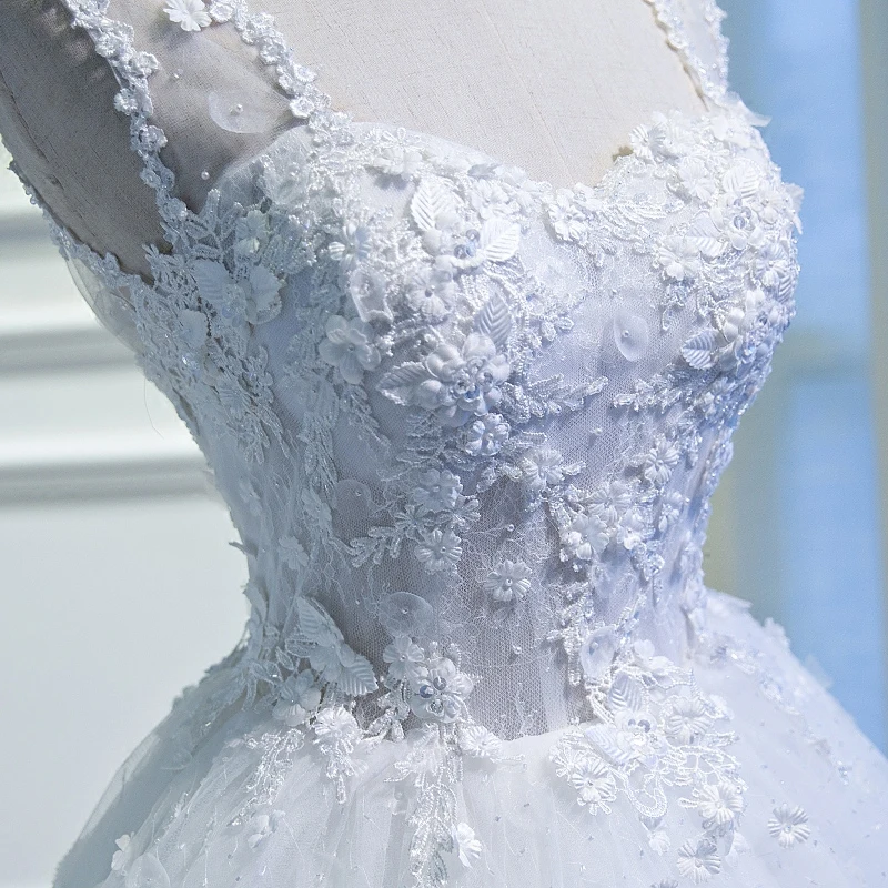 AnXin SH sposa di lusso fiore pizzo innamorato principessa illusione foglia bianca abiti da sera corti personalizzati piccolo abito bianco