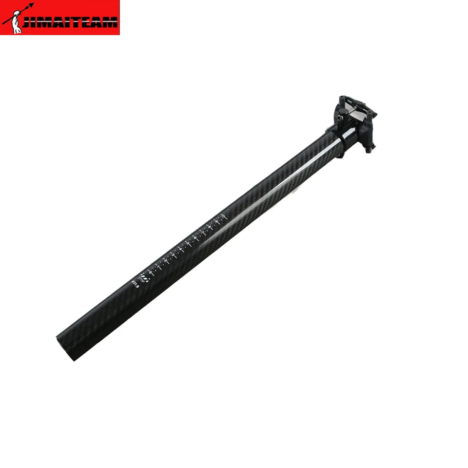 Jimiteam-Carbon Fiber Bicycle Seatpost, Mountain Bike Seatpost, Road Bike Accessories