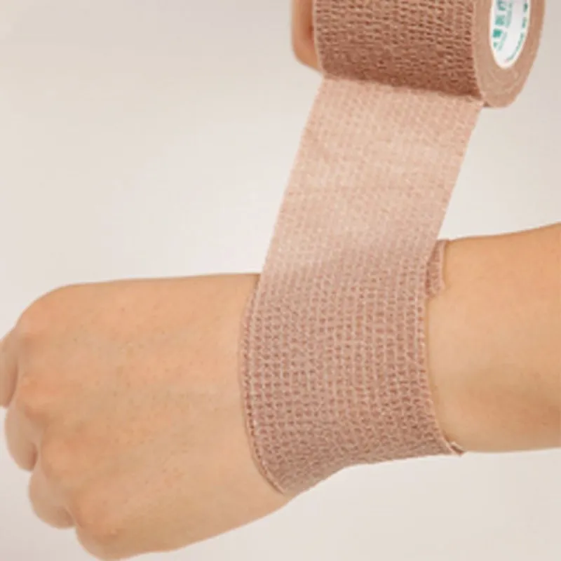 Wegwerp Non Woven Samenhangend Zelfklevende Elastische Bandage Voor Dressing Vaste Of Om Licht Compressie