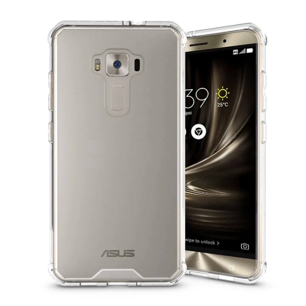 Pokrowiec na telefon Asus ZenFone 3 ZE552KL Akryl + TPU Przezroczysty pancerz Etui ochronne