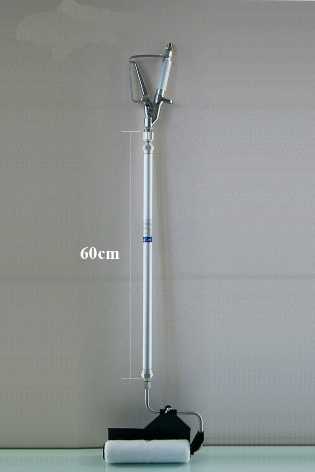 

Профессиональный безвоздушный ролик для краски с удлинительным стержнем 60 см, безвоздушный ролик для распыления краски