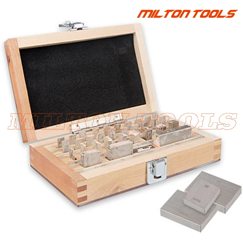 

1.005-50mm Block Gauge 32Pcs/Set 1 grade 0 grade Inpsection Block gauge set Measurement Caliper Tool Set