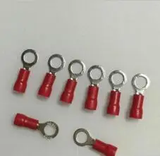 100pcs RV1.25-5S round pre-insulated terminals cold pressing terminals