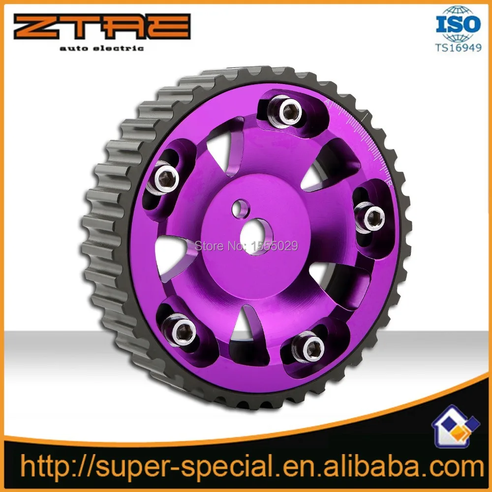 For 3S-Gte Engine Motor Racing Cam Shaft Gear Sprocket Wheel Aluminum Purple