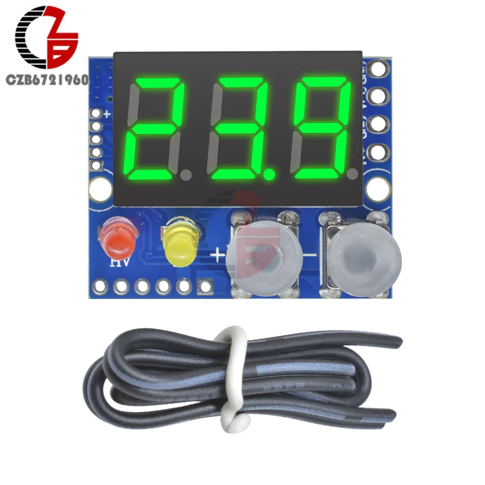 DC 0-100V LED Digital Voltmeter Buzzer Alarm Battery Indicator 5V 12V 24V Voltage Meter Tester Power Supply Over Charge Monitor