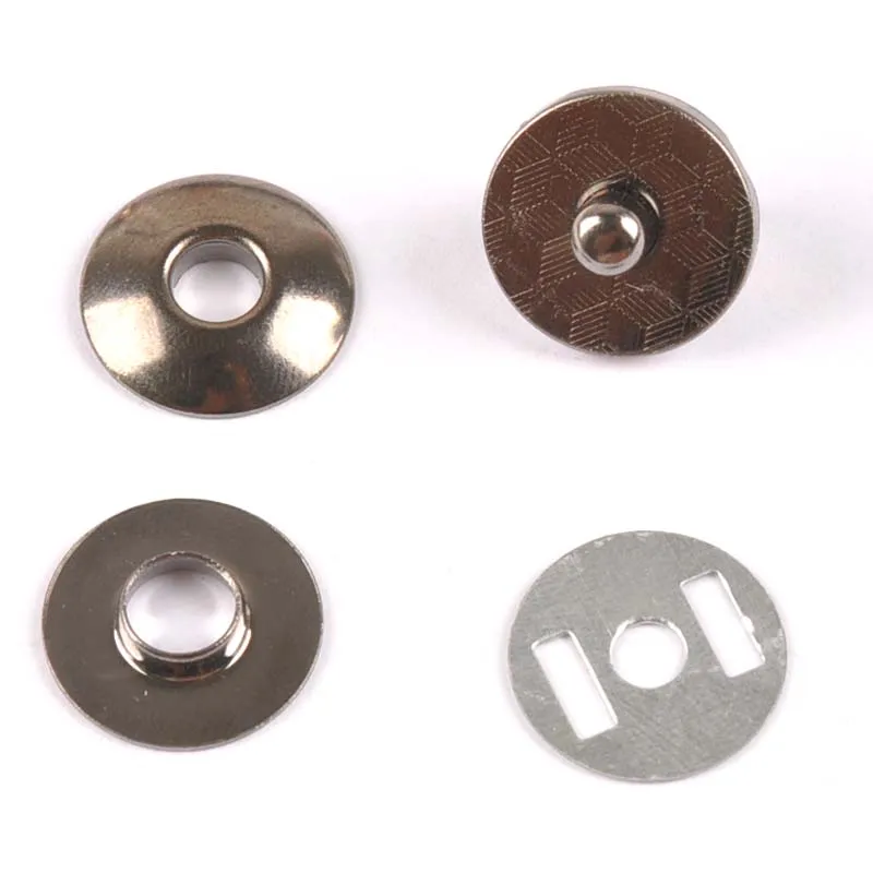 5 Sets Round copper Buttons Magnetic Purse Snap Clasps/ Closure for Purse Bags Parts Accessories diy craft 18mm cp2116