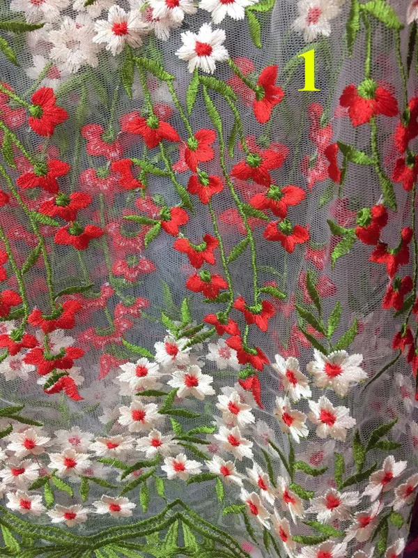 

125-130cm net base dyed polyester yard embroidery fashion lace fabric,XERY-DXXP0408C