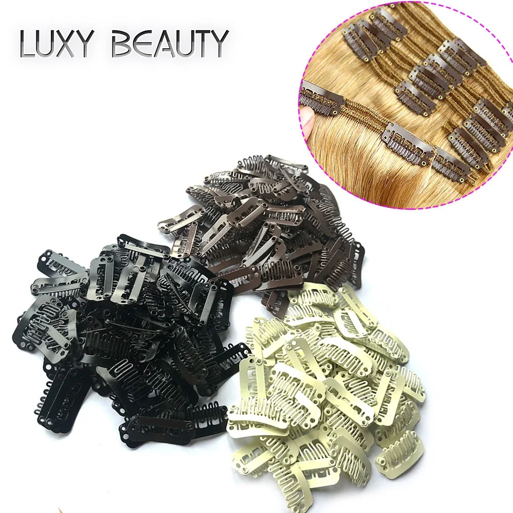 50pcs 2.8cm 3.2 Wig Clips hold wigs For Human Hair Extensions Professional Salon Accessories wig clips hair extensions hair clip