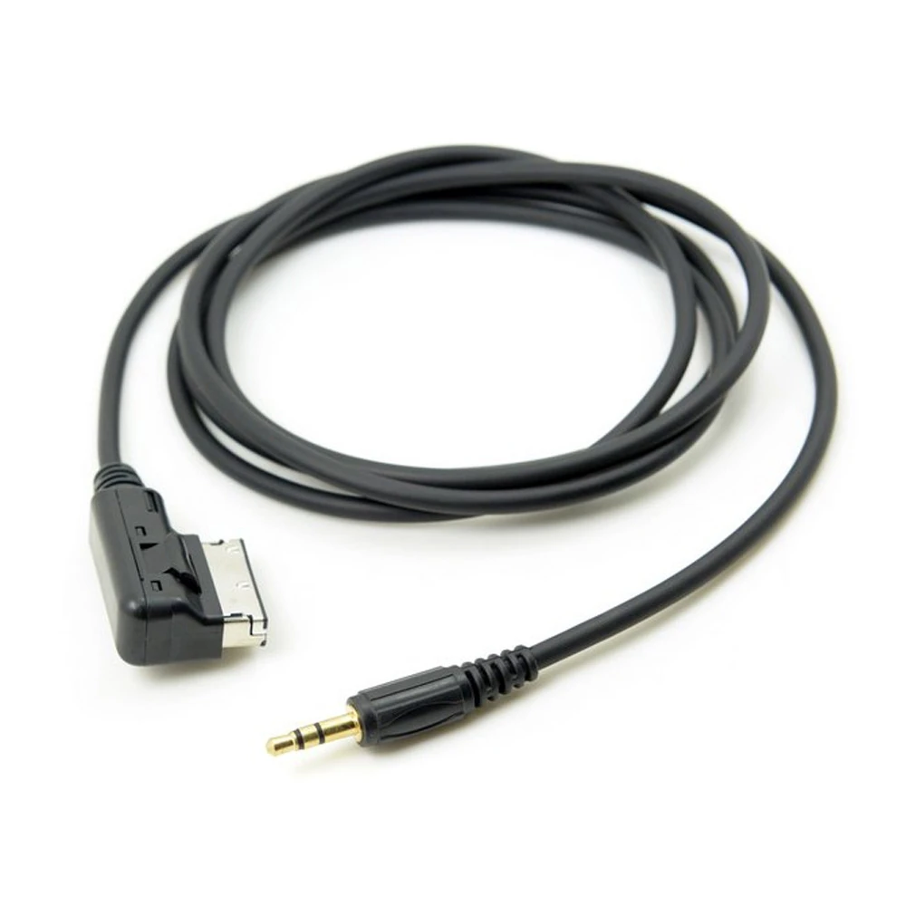 Black Music Interface AMI MMI to 3.5mm Audio AUX Cable for VW and Audi A3 A4 A5 A6 A8 Q3 Q5 Q7 Car MP3 Player