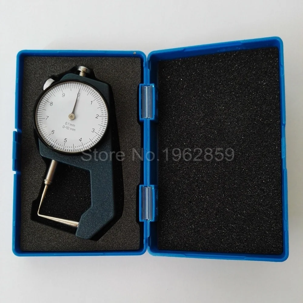 Dental Lab Product Precision 0-10*0.1mm Caliper With Watch Measuring Thickness of Metal Watch Showing Thickness Gauge Equipments