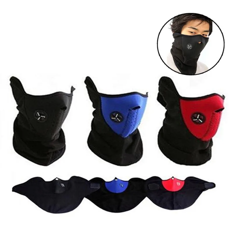 Skull Ghost Mask Halloween Party Scary Horror Black Outdoor Bicycle Cycling Masks Ski Face Mask  Cap Neck Ghost Scarf