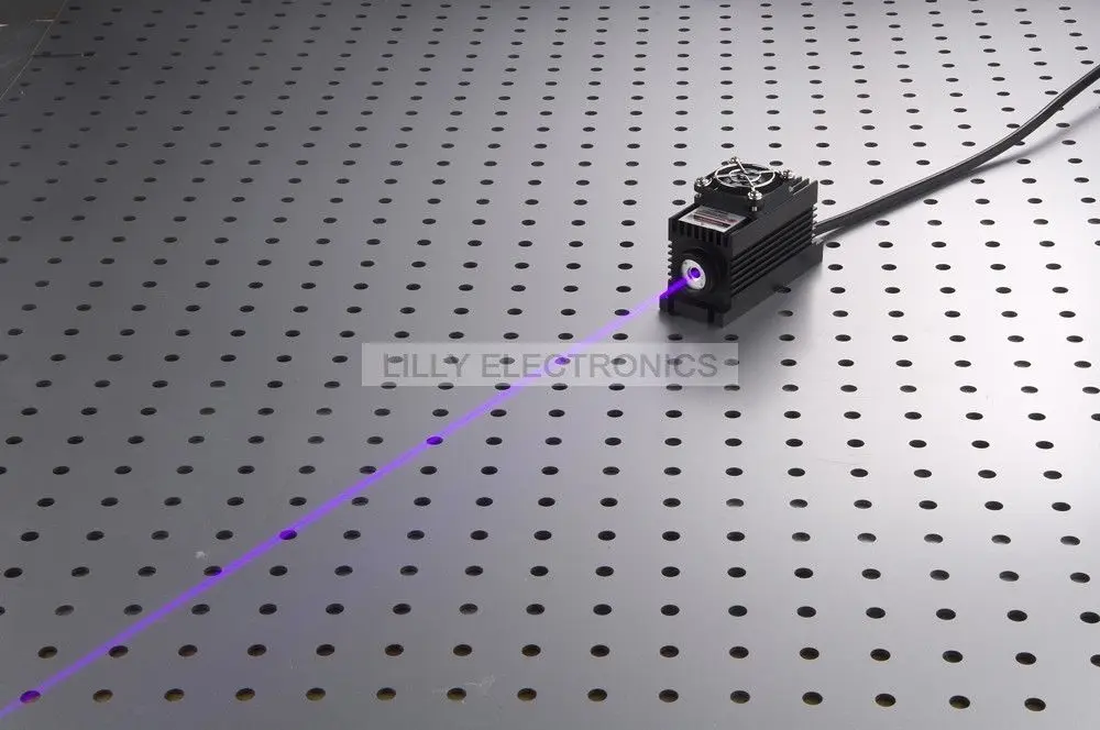 Premium quality 405nm 50mW Violet Laser Dot Module + TTL/Analog 0-30KHZ + TEC Cooling 24 hours working