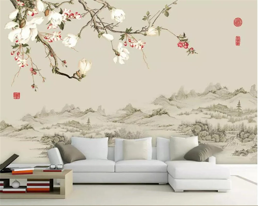 3D photo wallpaper orchid mural bedroom living room sofa TV background wall flower 3d wallpaper behang papel de parede