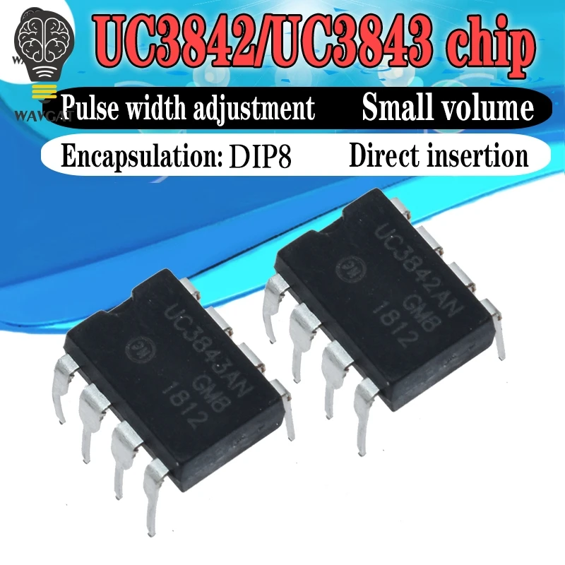 10PCS UC3842AN UC3843AN DIP8 UC3842 UC3843 DIP 3842AN DIP-8 UC3842A UC3843A UC3843B  PWM modulation controller Chip IC