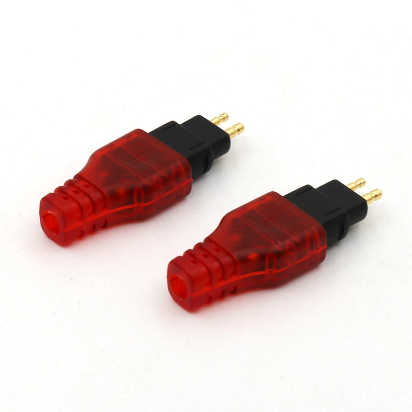 Vermelho fone de ouvido fone de ouvido, DIY Upgrade Adapter, HD580,HD600,HD650, 2pcs