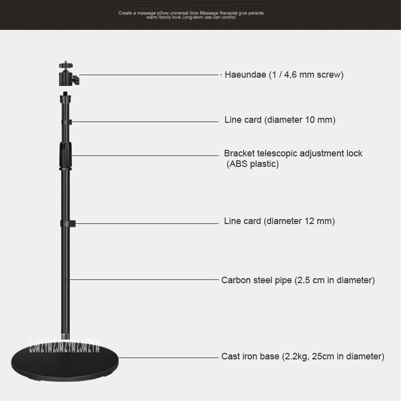 PB01E Proiettore Floor Stand 85-150 centimetri di Altezza Pan Tilt Staffa Per H1S Z5 G3 J6S C6 e Altri LCD Proiettore DLP