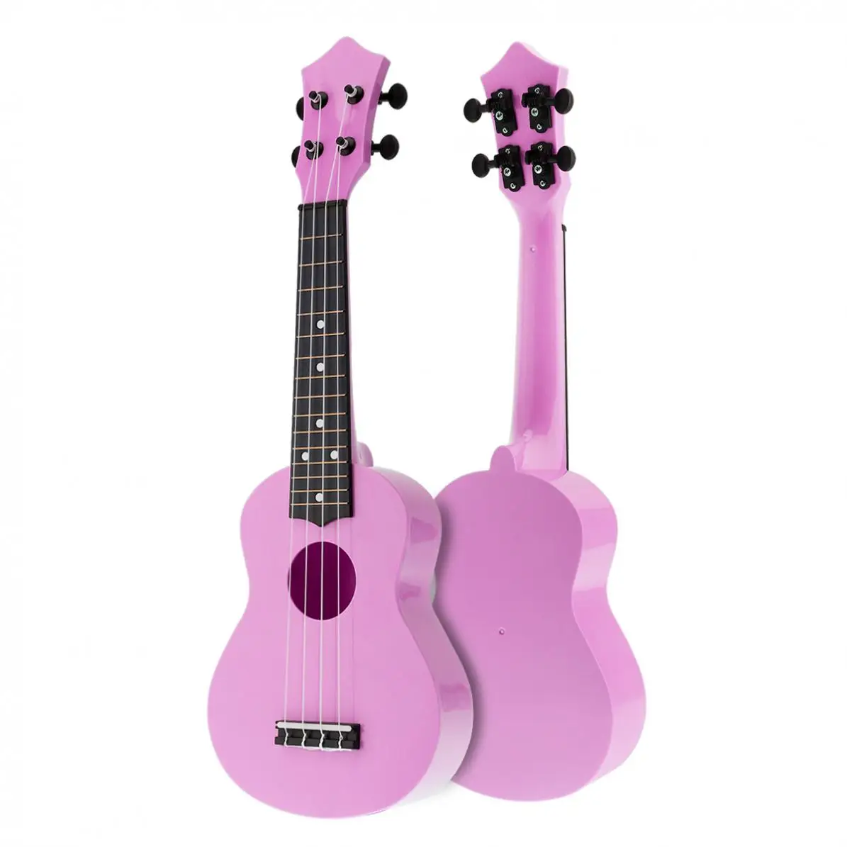 4 Strings 21 Inch ABS Ukulele Full Kits Acoustic Colorful Hawaii Guitar Guitarra Instrument for Children and Music Beginner