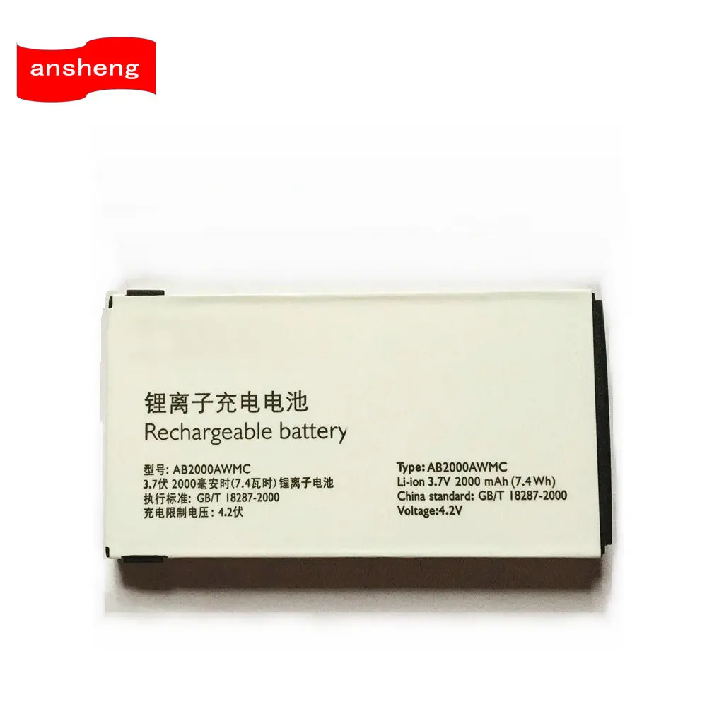 High Quality 2000mAh AB2000AWMC Battery For PHILIPS X130/X523/X513/X501/X623/X3560/X2300/X333 Mobile Phone