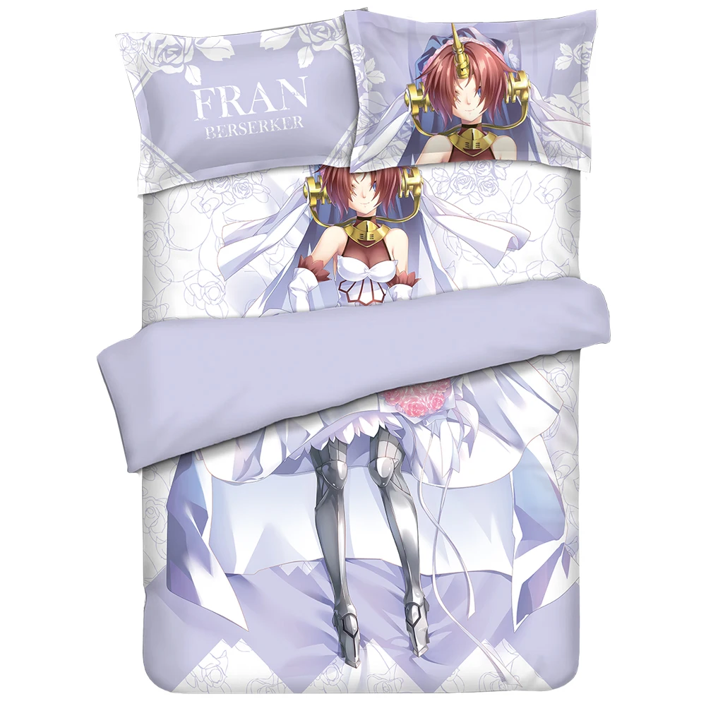 

Fate Grand Order Anime Bedding Sets, Okita Souji, Mysterious Heroine X, Jeanne of Arc, Altila, Kiyohime, 4Pcs