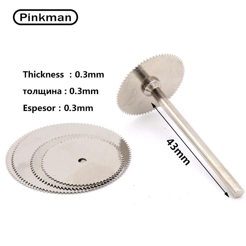 Cutting Discs Rotary Tools Cutting Wheel Mandrel Rod for Dremel Tools Accessories Stainless Steel Dremel Discs 16/18/22/25/32mm