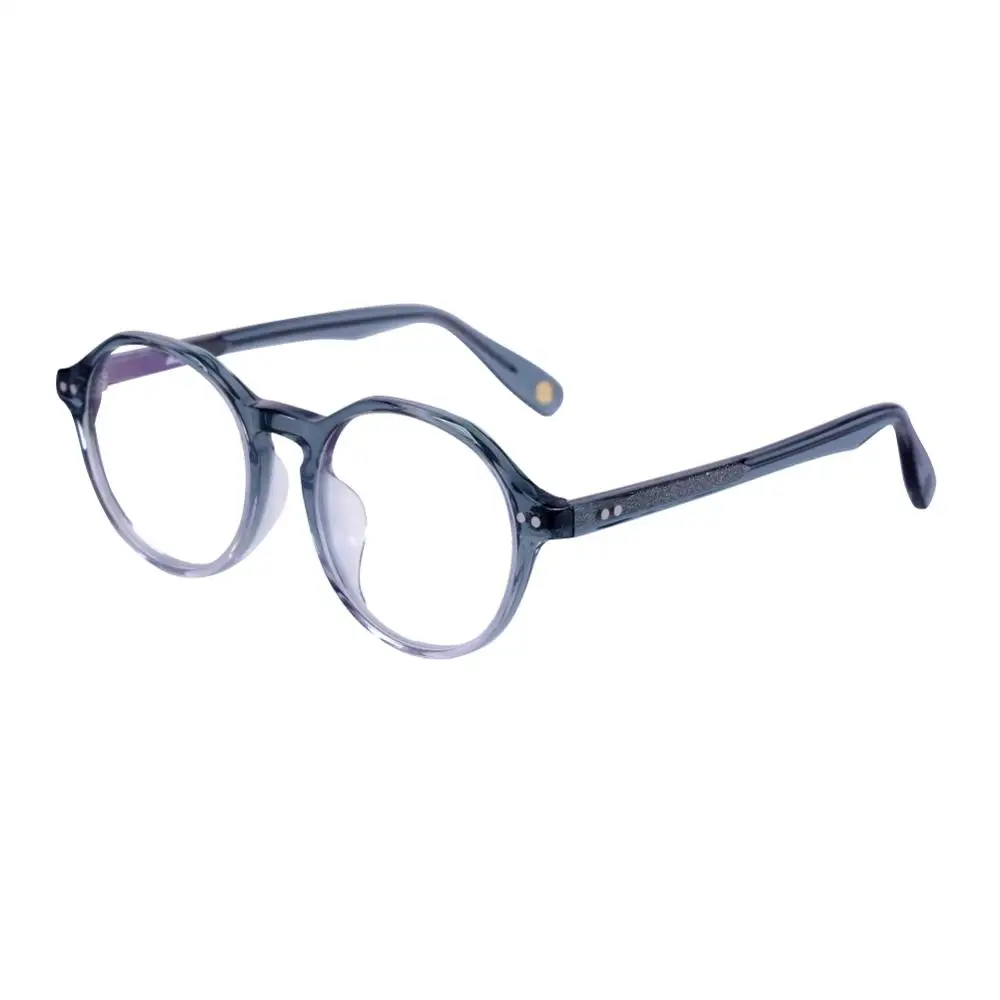 Mazzucchel Acetate Classical Shape Glasses Frame Men Women  Prescription Eyeglasses Round Retro Optical Frame  Eyewear 1806