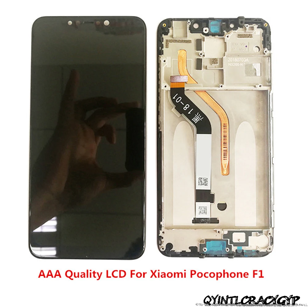 

6.18 Inch A++ Quality LCD For Xiaomi Pocophone F1 LCD Display Screen Digitizer With Touch Screen Glass Panel For POCO F1 LCD