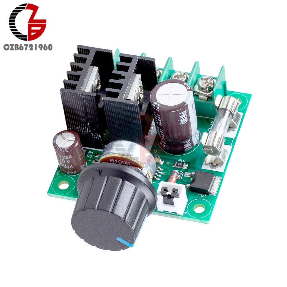 400W 10A Voltage Regulator DC 12V-40V PWM DC Motor Speed Controller Regulator Fan Speed Control Dimmer Switch Power Controller