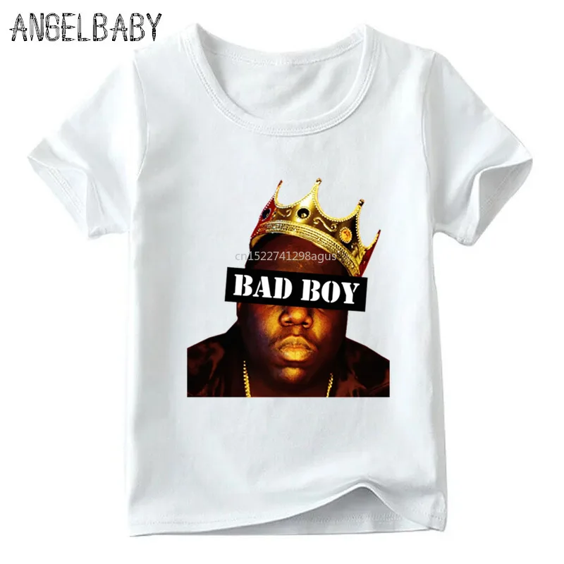 

Kids America Hiphop Rock Star Notorious Big Print T shirt Boys/Girls Summer T-shirt Baby Biggie Smalls Funny Clothes,ooo456